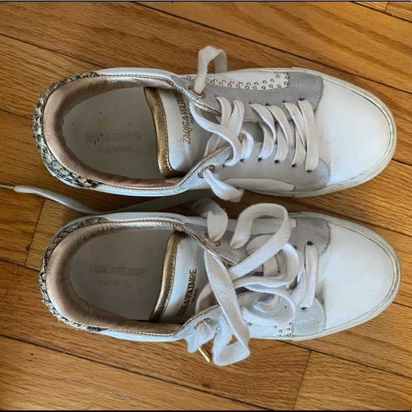 Zadig and Voltaire Lightning Bolt Sneakers - Picture 2 of 5